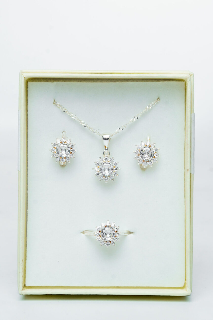 Bijoux argente motif cornaline