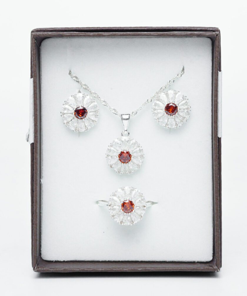 Bijoux pierre cornaline rouge